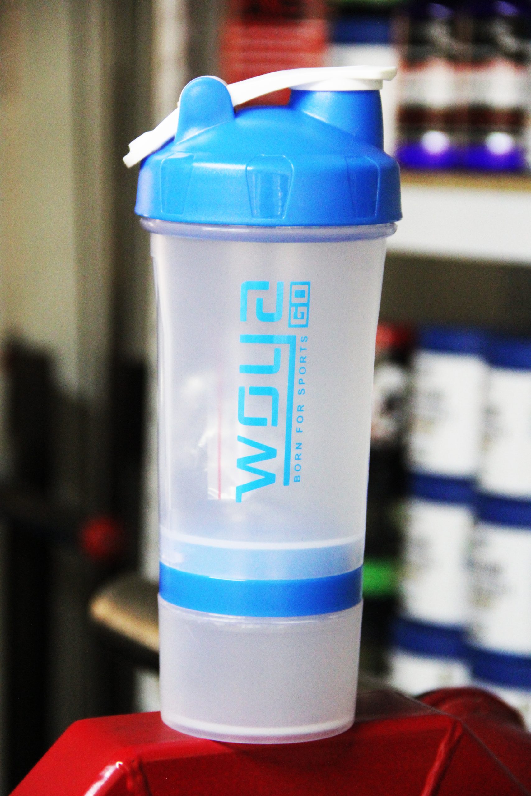 Shakers 500 ml con porta proteina y batidor de acero inoxidable - Imagen 7