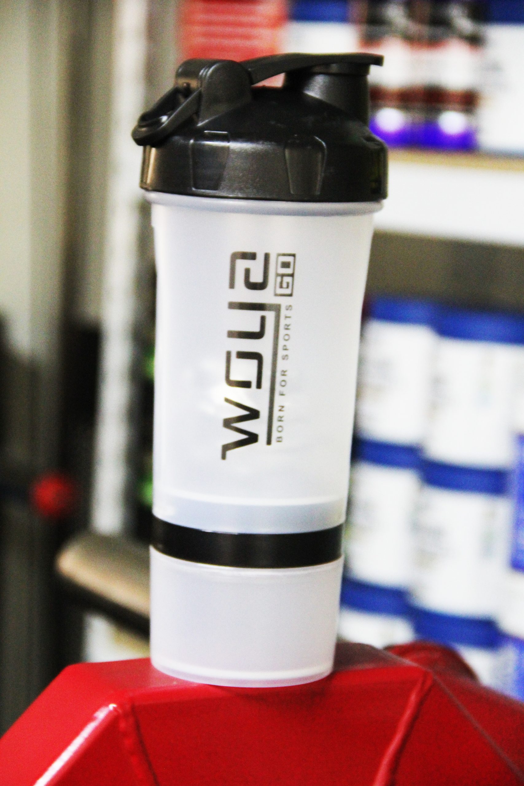 Shakers 500 ml con porta proteina y batidor de acero inoxidable - Imagen 8