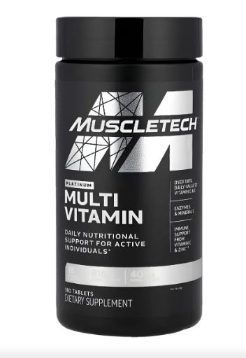Multivitaminico Platinium 180 Capsulas- Muscletech